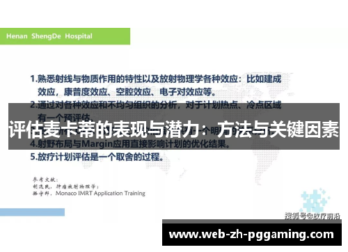 评估麦卡蒂的表现与潜力:方法与关键因素 评估麦卡蒂的表现与潜力:方法与关键因素