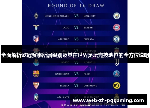 全面解析欧冠赛事所属级别及其在世界足坛竞技地位的全方位说明